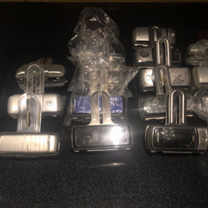 강화유리문 도어락