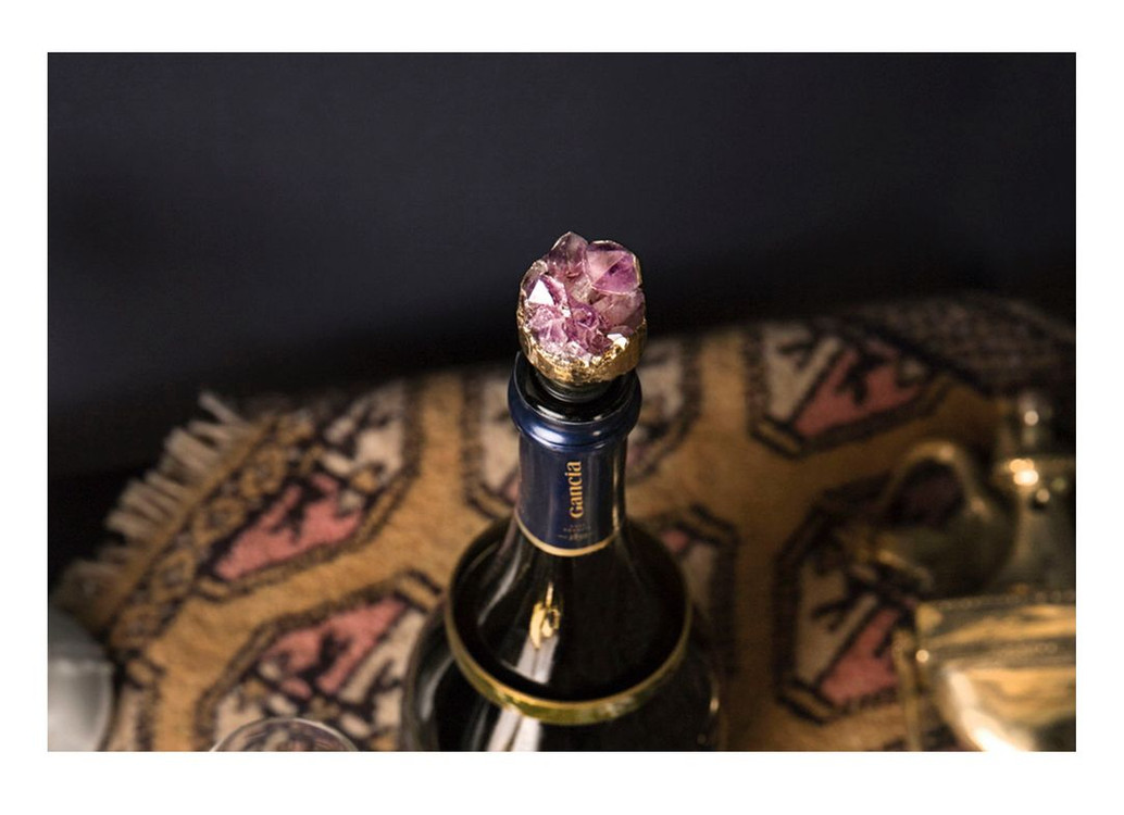 에어레이터(거치대포함)+자수정 스토퍼--6