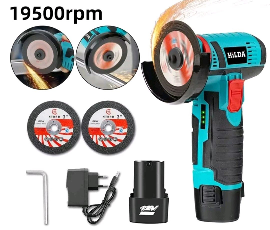 새상품 3 in 충전식 앵글 그라인더--1