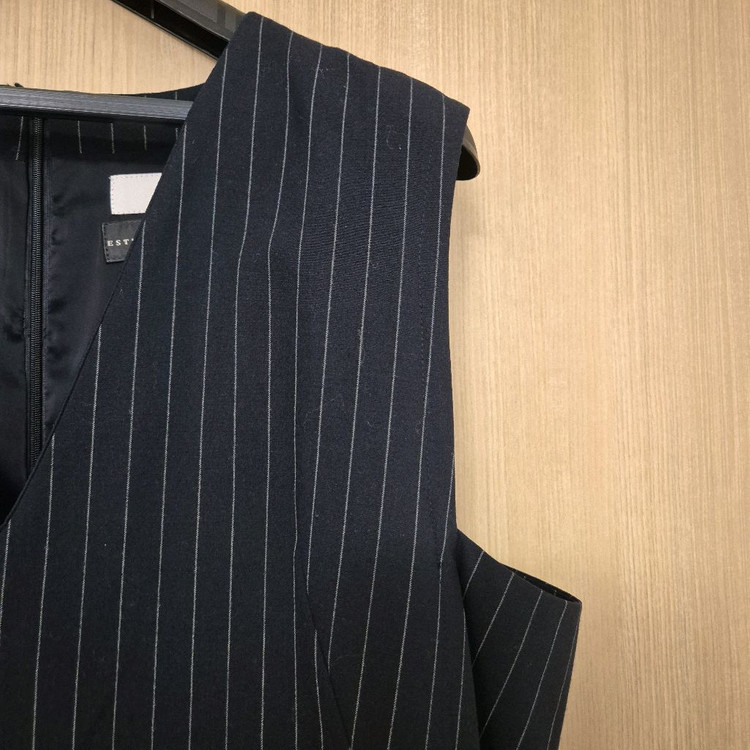 앤클라인 스트라이프 민소매 원피스 사이즈77--3