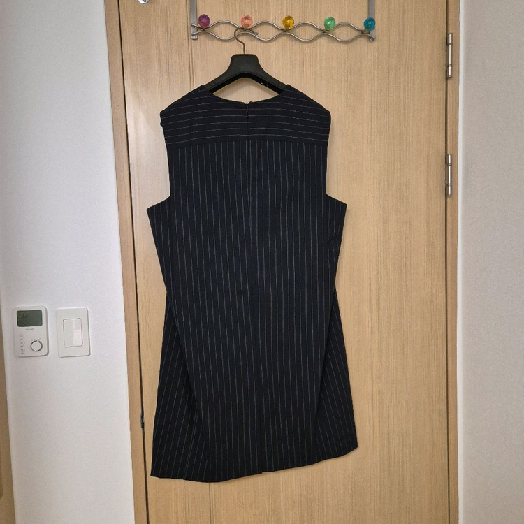 앤클라인 스트라이프 민소매 원피스 사이즈77--5