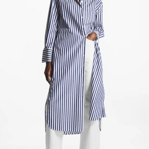 코스 벨티드 미디 셔츠 원피스 38