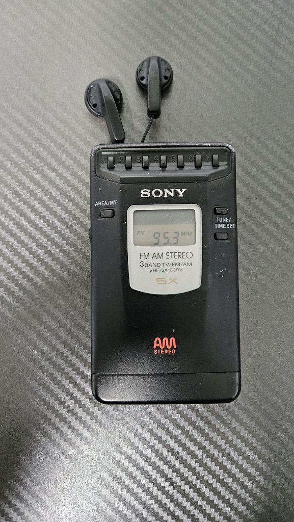 소니 라디오 srf-sx100rv 정크품 이미지