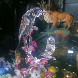 스와로브스키 동물 피규어들