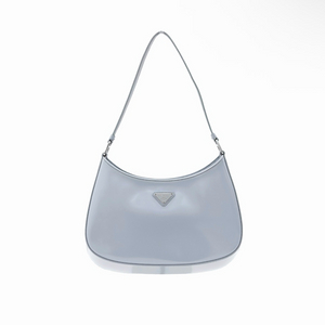 [OS] 프라다 여성 클레오 브러시드 가죽 레더 숄더백 그레이