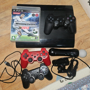 소니 PS3 (컨트롤러 3개, 모션 컨트롤러)