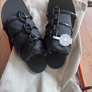 에르메스 정품 미코노스 젤리슈즈 신상 38사이즈 새상품 판매해요