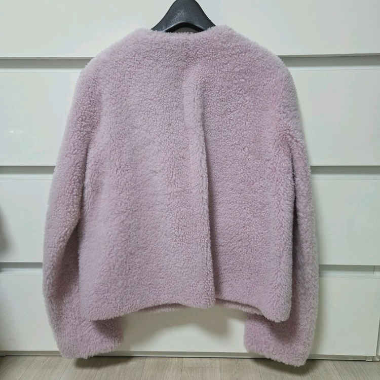 마인 리버시블 램스 퍼 무스탕 자켓 라이트핑크 44 랑방 타임 더캐시미어 시스템 이미지