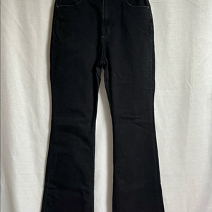 공용 키르시 블랙진 부츠컷 플레어진 데님팬츠 29