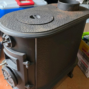 혼마 일제 주물난로 화목난로 이미지