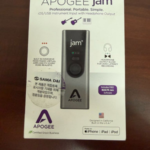 Apogee Jam+ 오디오 인터페이스