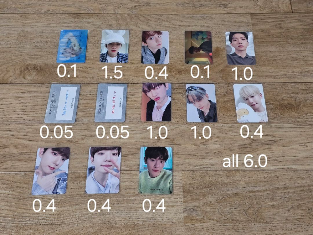 엑소 수호 시우민 백현 첸 찬열 디오 카이 세훈 동방신기 최강창민 슈주 려욱 포카 포토카드 이미지