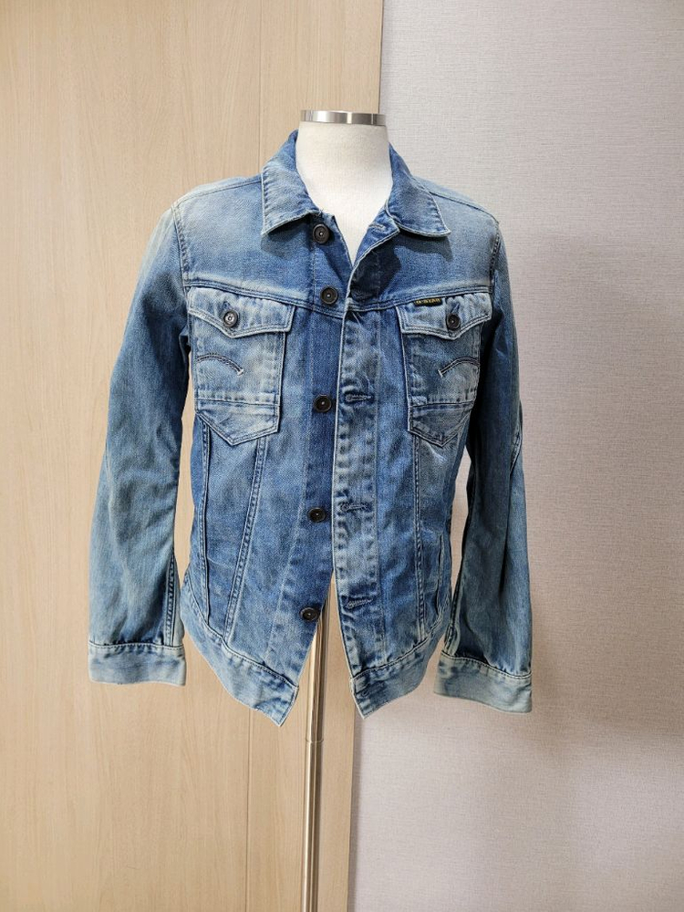 지스타 G-STAR RAW 3301 남자 데님 자켓 L 블루--10