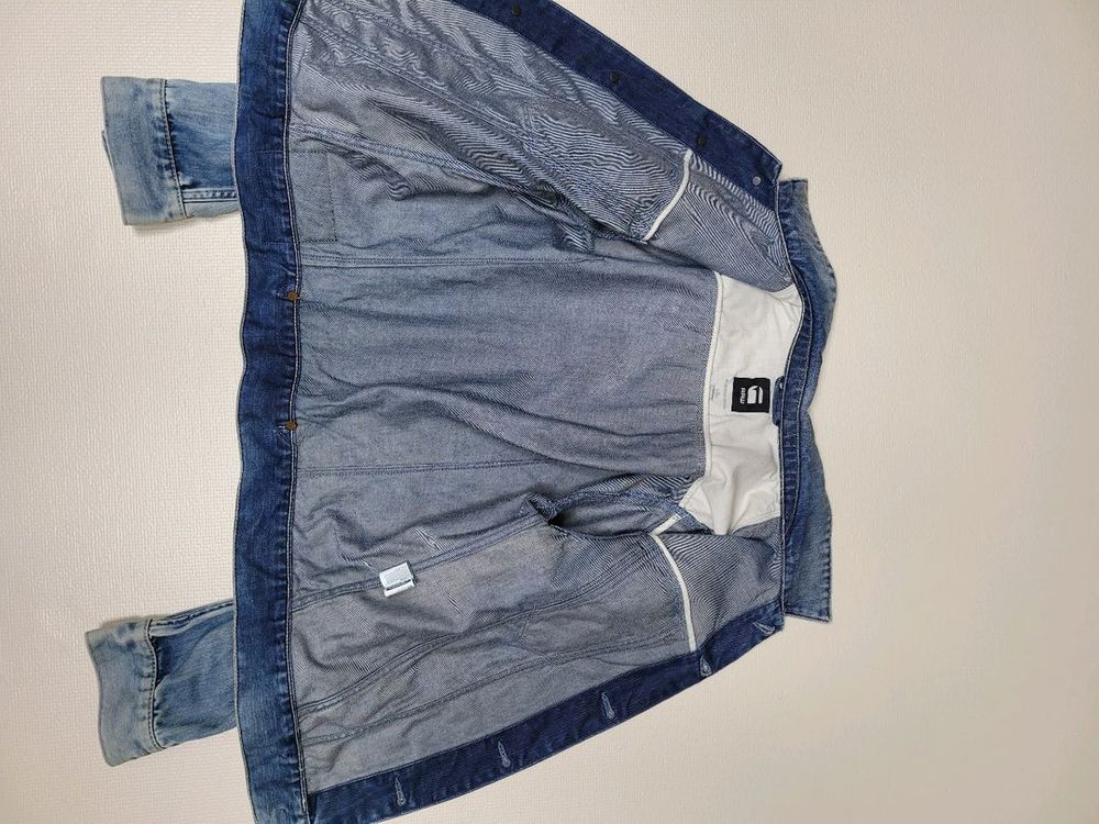 지스타 G-STAR RAW 3301 남자 데님 자켓 L 블루--15