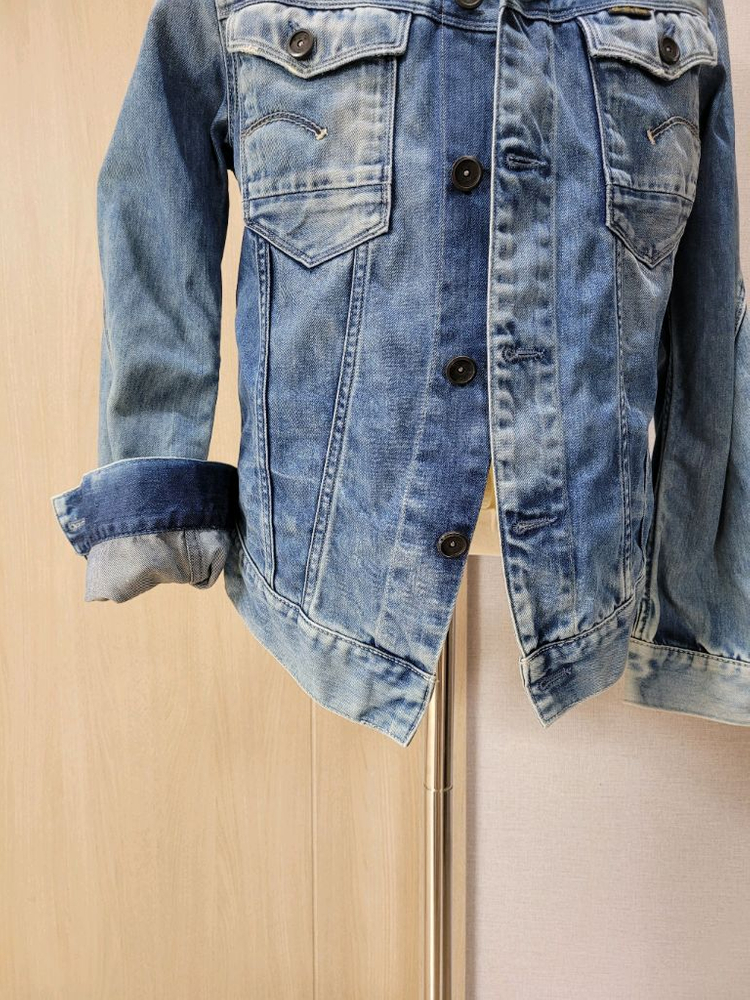 지스타 G-STAR RAW 3301 남자 데님 자켓 L 블루--16
