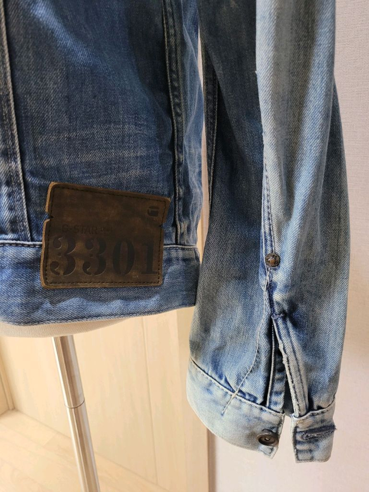 지스타 G-STAR RAW 3301 남자 데님 자켓 L 블루--6