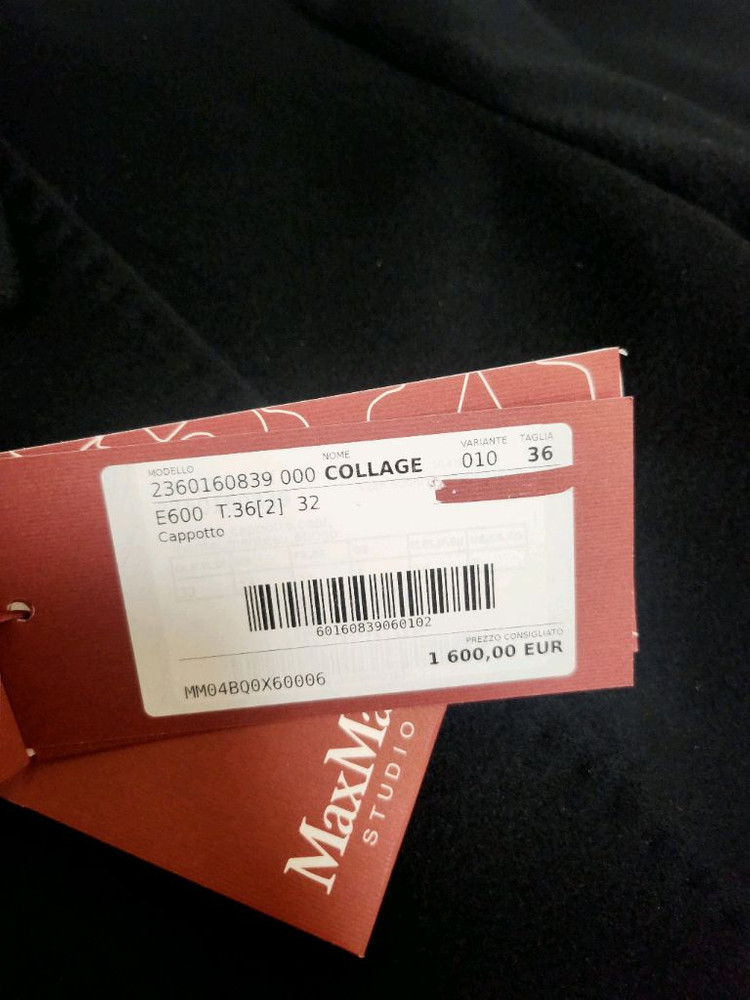 막스마라 콜라제 캐시미어 100 코트--8