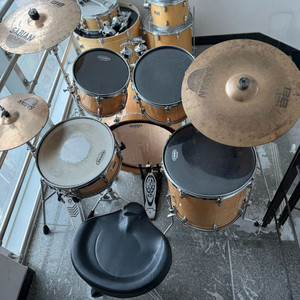 야마하 스테이지 커스텀 드럼 셋트 + 사비안 심벌 B8 이미지