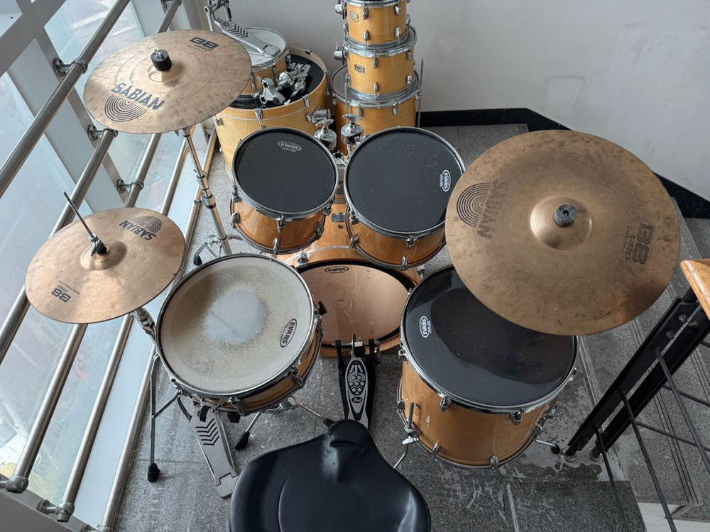 야마하 스테이지 커스텀 드럼 셋트 + 사비안 심벌 B8 이미지