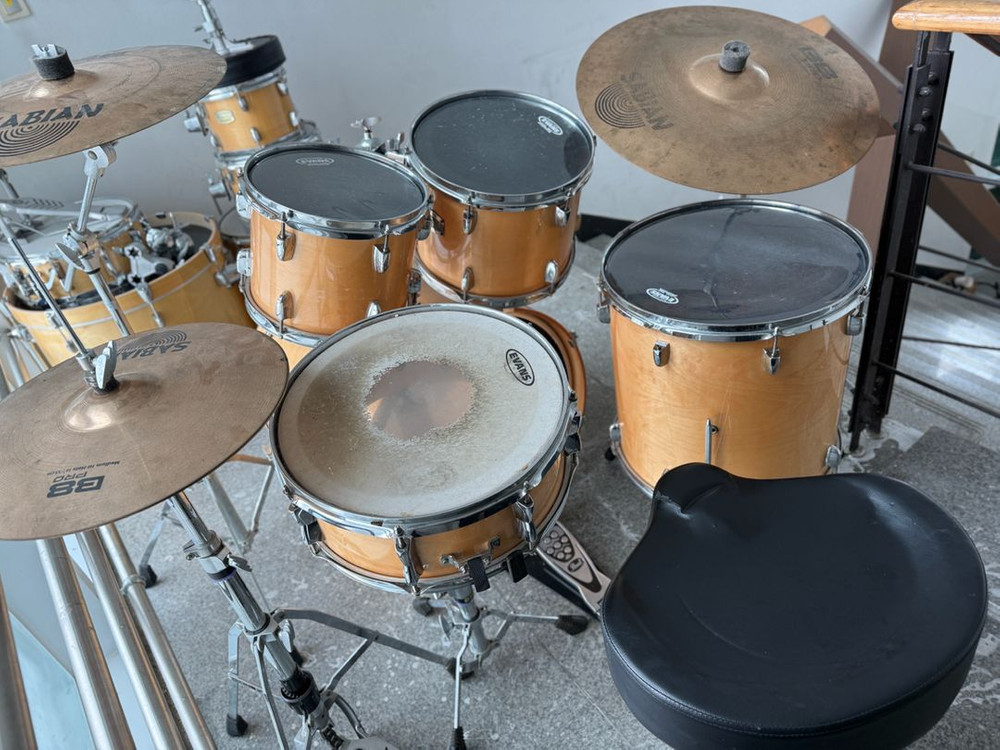 야마하 스테이지 커스텀 드럼 셋트 + 사비안 심벌 B8 이미지