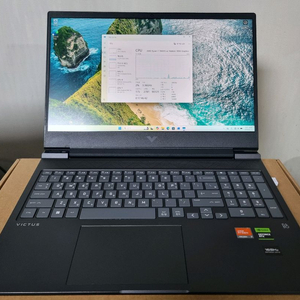 7840HS RTX4060 DDR5 16GB 게이밍 노트북 HP 빅터스