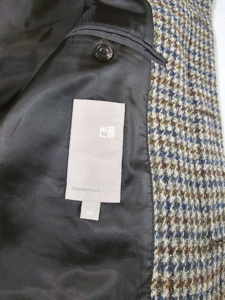 정가 899000원) [95] 빈폴 남성 해리스 트위드 발마칸 코트--8