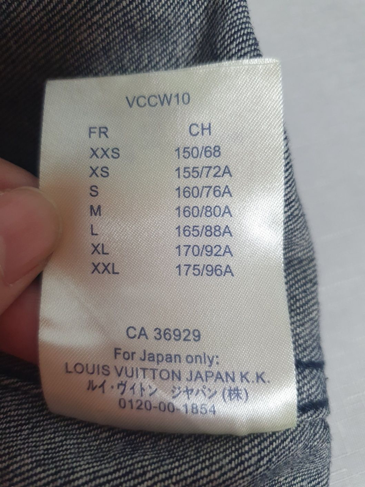 루이비통 플로럴 LV 패턴 반팔 셔츠자켓 M 네이비--9