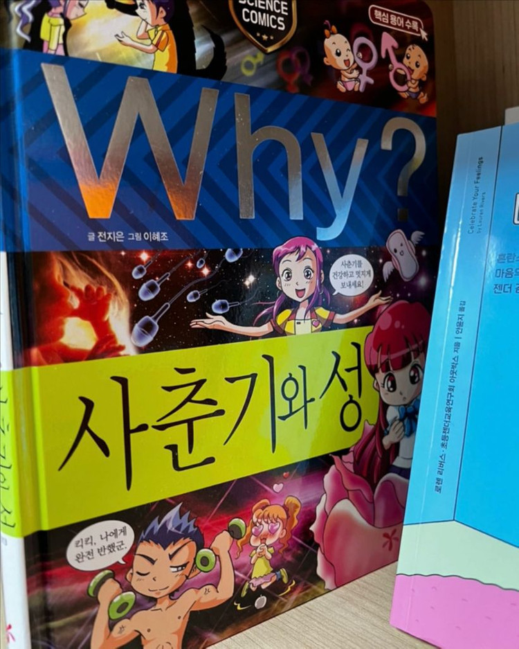 why사춘기성/초등여아 성교육소녀 교육 도서 4권 세트--1