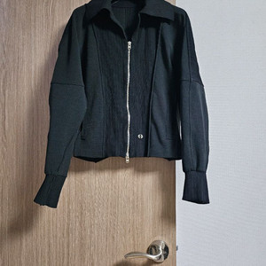 한섬 시스템 집업 니트 가디건