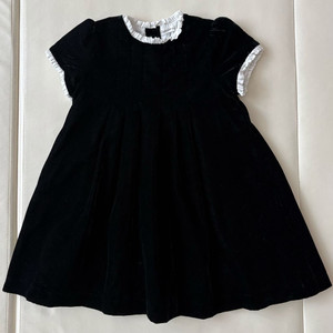 베네베네 벨벳 원피스 블랙 (3T)