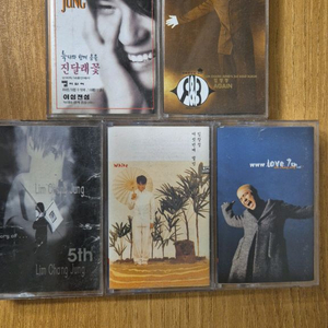 임창정 카세트테이프 3집~7집 명반 5종 일괄 판매합니다