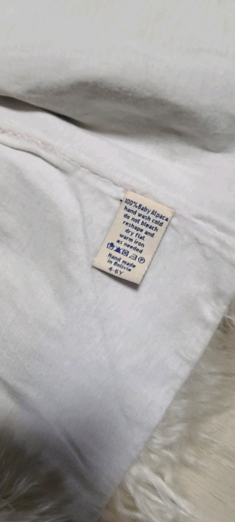 와들러 알파카 조끼 ,Ballerine en Papier 아동 뽀글이 코트--1