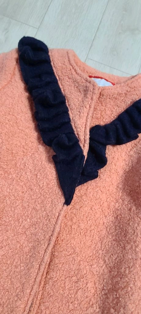 와들러 알파카 조끼 ,Ballerine en Papier 아동 뽀글이 코트 이미지