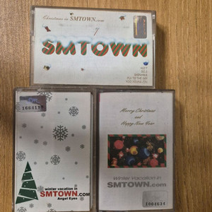 [희귀/소장용] SMTOWN 초창기 겨울 시즌 앨범 카세트테이프 3종 세