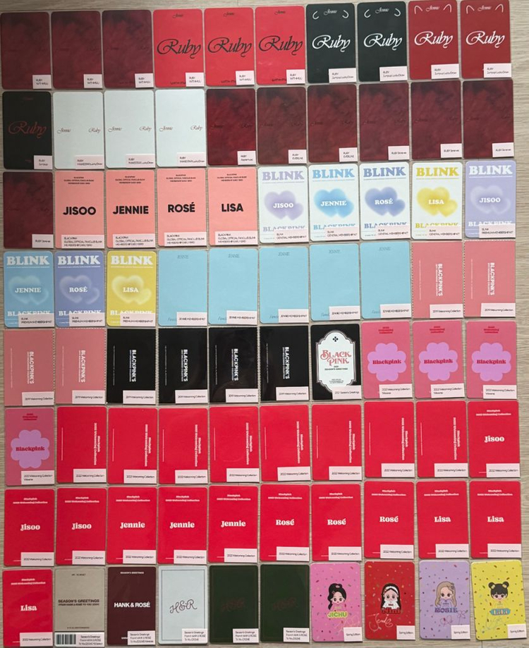 [블랙핑크] 292장 포카 일괄 판매 (개별x, 공굿 폭덤)--5