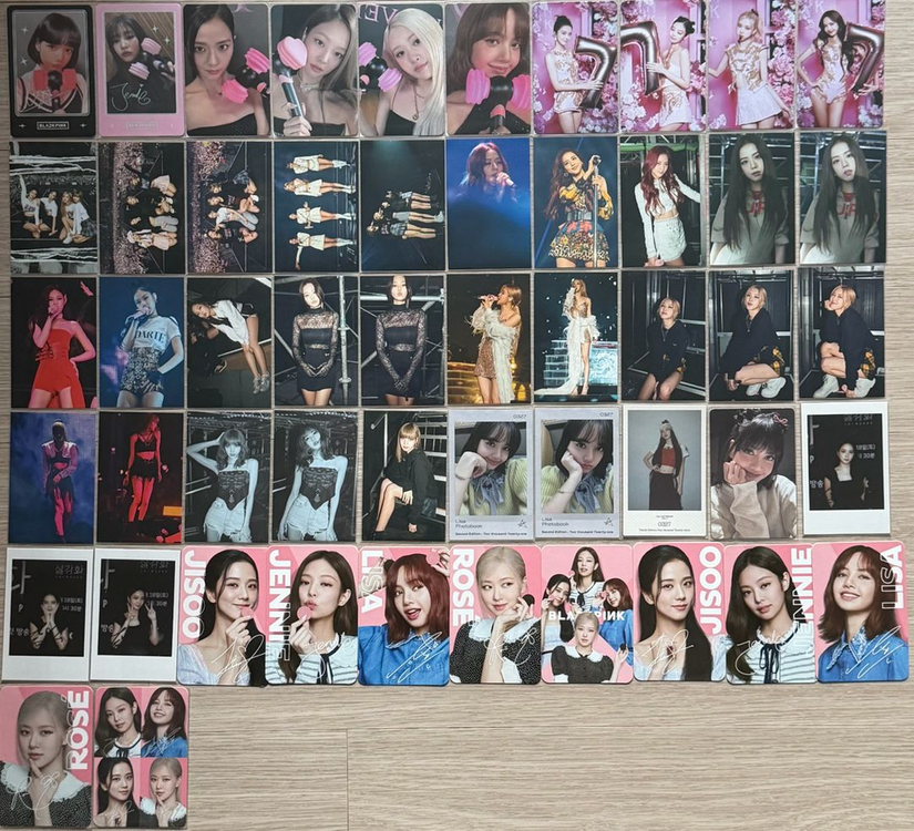 [블랙핑크] 292장 포카 일괄 판매 (개별x, 공굿 폭덤)--6