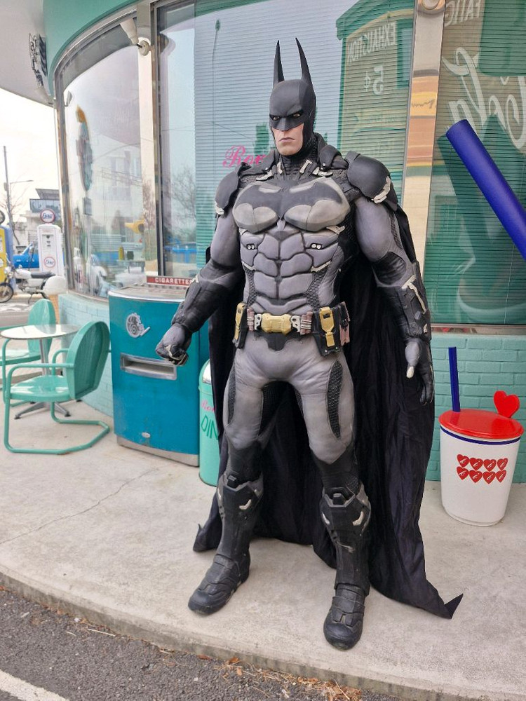 미국 NECA 배트맨 조형물 1/1 대형 피규어 높이 2미터,포토존 인테리어 소품--2