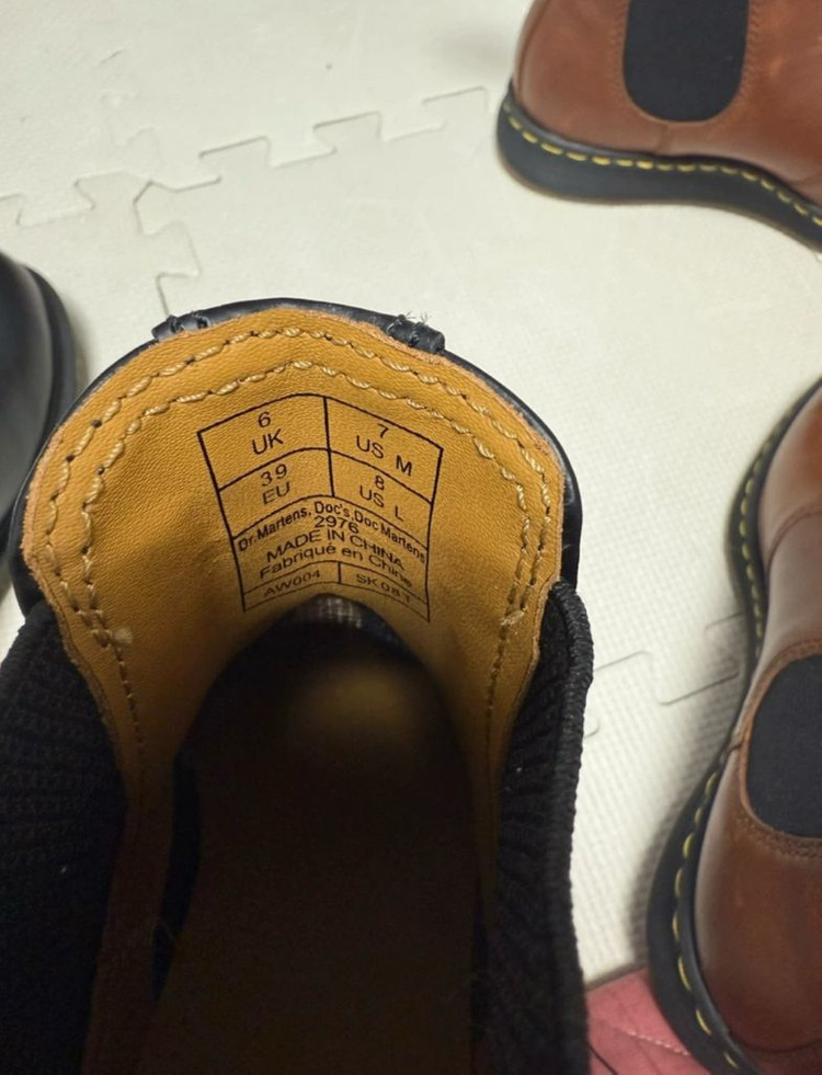 닥터마틴 블랙첼시 부츠 uk6--7