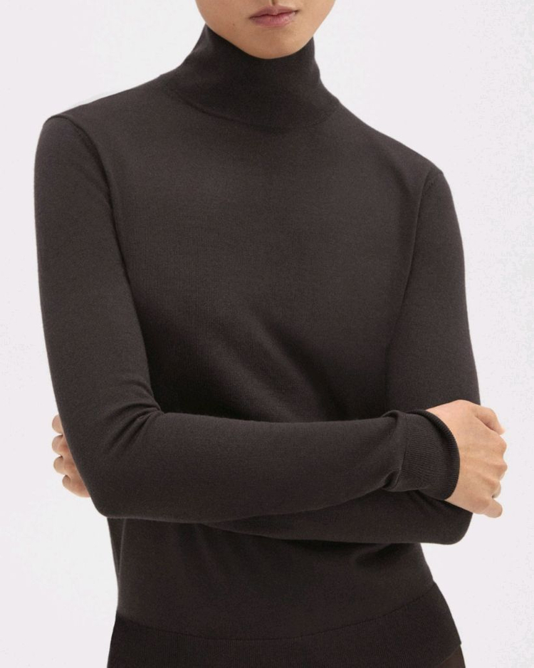Theory Regal wool 띠어리 터틀넥 니트~--1