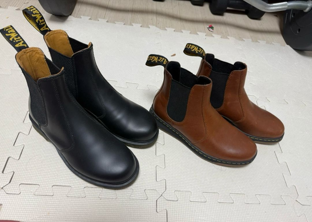 닥터마틴 브라운 첼시 부츠 260 (새상품)--5