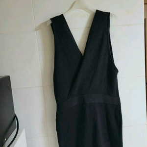 여성)V넥 슬리브리스 니트(S)