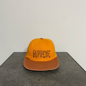 (OS) 슈프림 6패널 볼캡 모자 오렌지