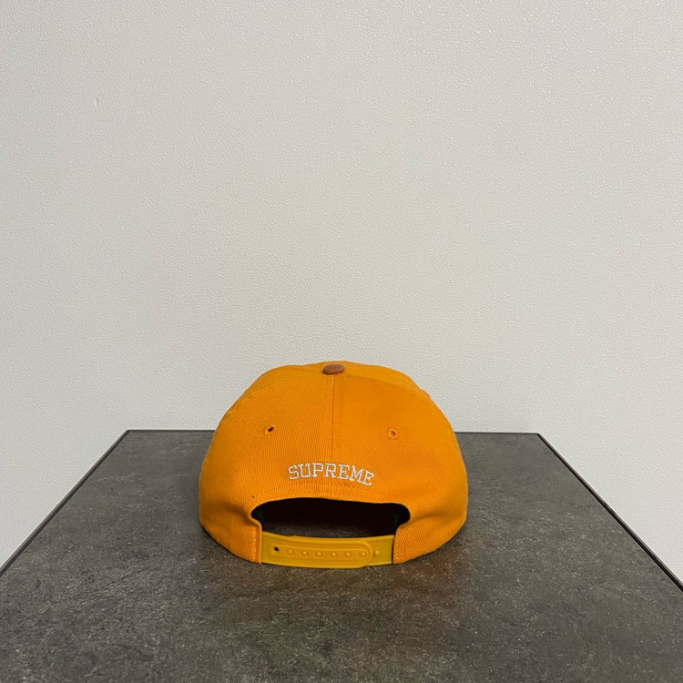 (OS) 슈프림 6패널 볼캡 모자 오렌지--3