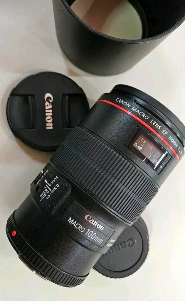 신품급> 캐논 EF 100mm F2.8L MACRO IS USM 백마엘 백마크로 이미지