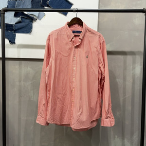 (110) 폴로 랄프로렌 캐주얼 자수 스트라이프 셔츠 남방