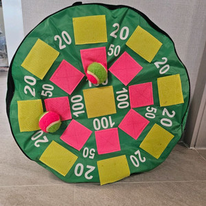 (유아체육) 공던지기 찍찍이 다트놀이