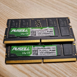 puskill ddr5 5200 32gb 노트북램 판매합니다