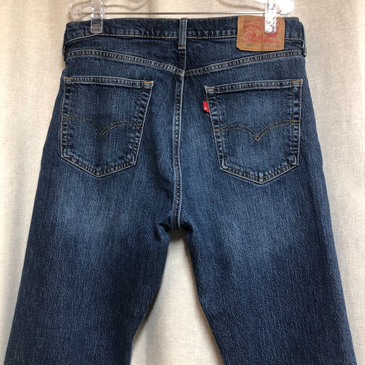 리바이스 505 레귤러 스트레이트 데님 W34--5