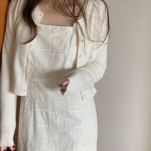 미엘miel 앤유가디건 크림