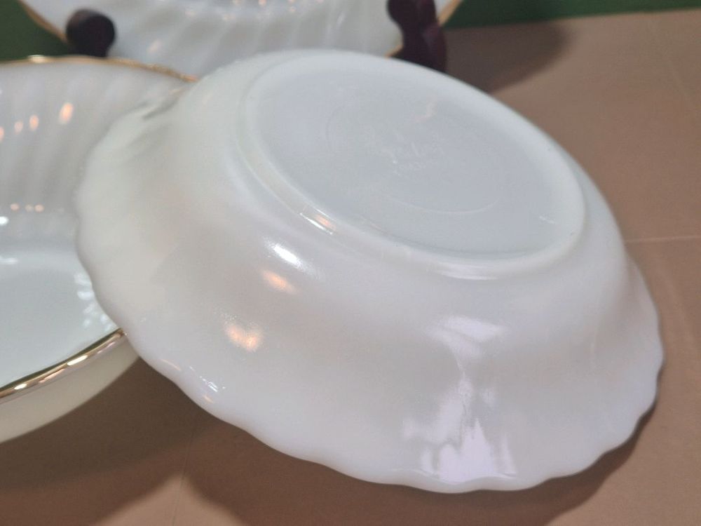 빈티지 U.S.A밀크글라스 앵커호킹.그릇들.미사용.개당가.--7